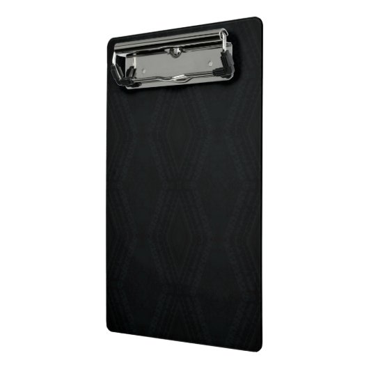 Annahme | Dark Boho Texture Mini Klemmbrett (Gewinkelt2)