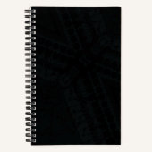 Annahme | Dark Boho Texture Notizblock (Vorderseite)