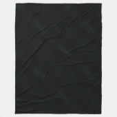 Annahme | Dark Shibori Texture Fleecedecke (Vorderseite)