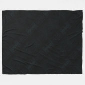 Annahme | Dark Shibori Texture Fleecedecke (Vorderseite (Horizontal))