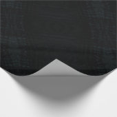 Annahme | Dark Shibori Texture Geschenkpapier (Ecke)