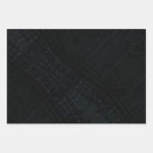 Annahme | Dark Shibori Texture Geschenkpapier Set (Vorderseite)