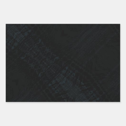 Annahme | Dark Shibori Texture Geschenkpapier Set (Vorderseite)