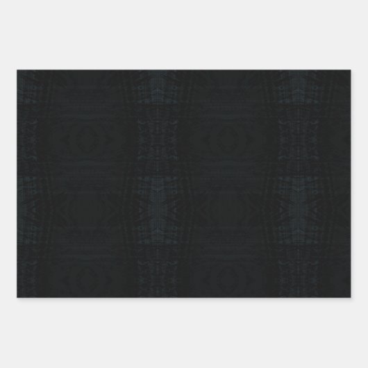 Annahme | Dark Shibori Texture Geschenkpapier Set (Vorderseite)