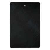 Annahme | Dark Shibori Texture Mini Klemmbrett (Rückseite)