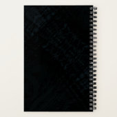 Annahme | Dark Shibori Texture Notizblock (Rückseite)
