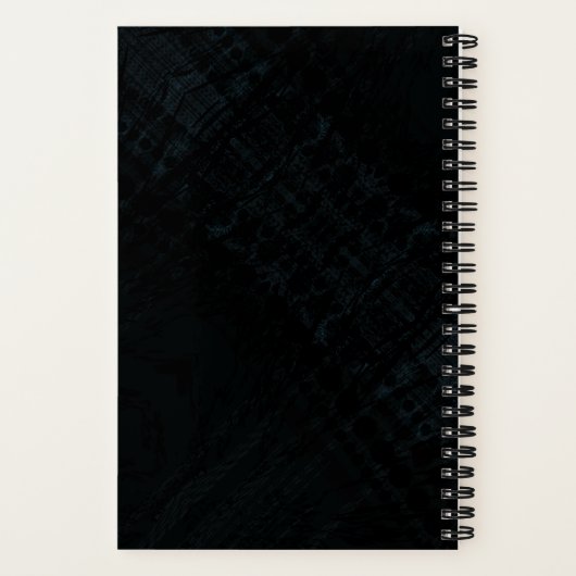 Annahme | Dark Shibori Texture Notizblock (Rückseite)