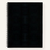 Annahme | Dark Shibori Texture Notizblock (Vorderseite)