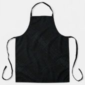 Annahme | Dark Shibori Texture Schürze (Vorderseite)