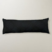 Annahme | Dark Shibori Texture Seitenschläferkissen (Rückseite)