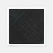 Annahme | Dark Shibori Texture Serviette (Vorderseite)