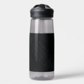 Annahme | Dark Shibori Texture Trinkflasche (Vorne)