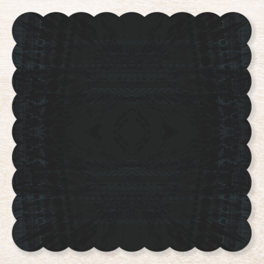 Annahme | Dark Shibori Texture Untersetzer (Vorderseite)