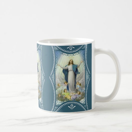 Annahme der gesegneten Jungfrau-Mary-Engel Kaffeetasse (Rechts)