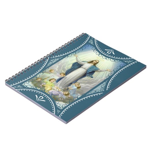 Annahme der gesegneten Jungfrau-Mary-Engel Notizblock (Linke Seite)