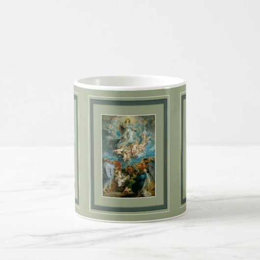 Annahme der gesegneten Jungfrau Mary zum Himmel Kaffeetasse (Mittel)