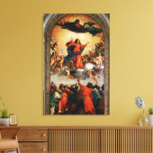 Annahme der Jungfrau, 1516-18 Leinwanddruck (Insitu (Wohnzimmer))