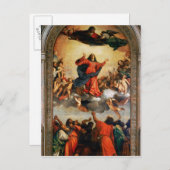 Annahme der Jungfrau, 1516-18 Postkarte (Vorne/Hinten)