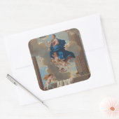 Annahme der Jungfrau Quadratischer Aufkleber (Umschlag)