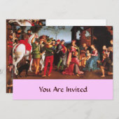 ANNAHME DES MAGI EINLADUNG (Vorne/Hinten)