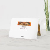 ANNAHME DES MAGI FEIERTAGSKARTE (Rückseite)