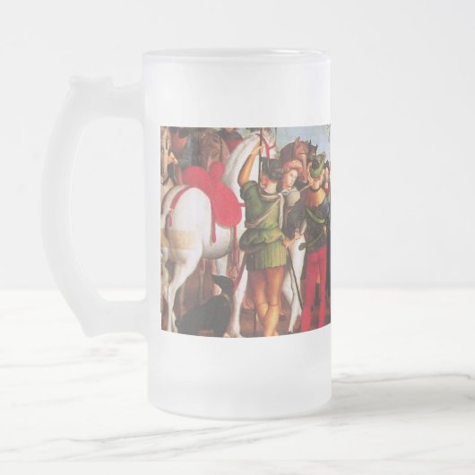 ANNAHME DES MAGI MATTGLAS BIERGLAS (Links)