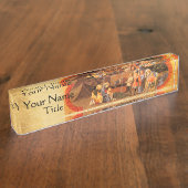 ANNAHME DES MAGI-PARCHMENTS NAMENSPLAKETTE (Seite)