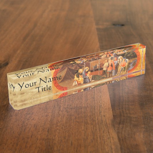 ANNAHME DES MAGI-PARCHMENTS NAMENSPLAKETTE (Seite)