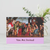 ANNAHME DES MAGI-Party Einladung (Stehend Vorderseite)