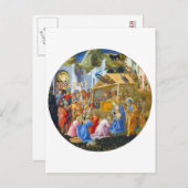 ANNAHME DES MAGI POSTKARTE (Vorne/Hinten)