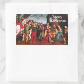 ANNAHME DES MAGI RECHTECKIGER AUFKLEBER (Tasche)