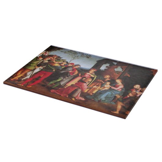 ANNAHME DES MAGI SCHNEIDEBRETT (Ecke)