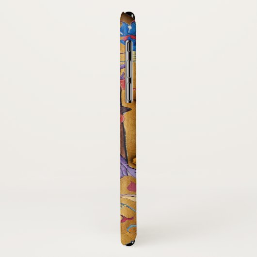 ANNAHME DES MONOGRAMM FÜR DAS PARCHMENT MAGI CHRIS Case-Mate iPhone HÜLLE (Hinten/Links)