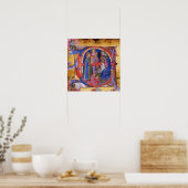 ANNAHME DES MONOGRAMM FÜR DAS PARCHMENT MAGI POSTER (Küche)
