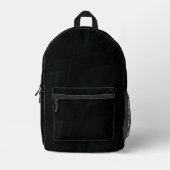 Annahme | Dunkle Abstrakte Textur Bedruckter Rucksack (Vorderseite)