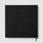 Annahme | Dunkle Abstrakte Textur Gästebuch (Rückseite)