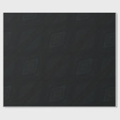 Annahme | Dunkle Abstrakte Textur Geschenkpapier (Flach)