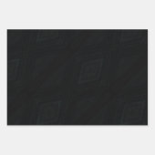 Annahme | Dunkle Abstrakte Textur Geschenkpapier Set (Vorderseite 2)