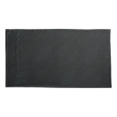 Annahme | Dunkle Abstrakte Textur Kissenbezug (Rückseite-Links)