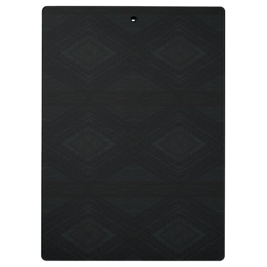 Annahme | Dunkle Abstrakte Textur Klemmbrett (Rückseite)