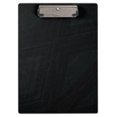 Annahme | Dunkle Abstrakte Textur Klemmbrett (Vorderseite)