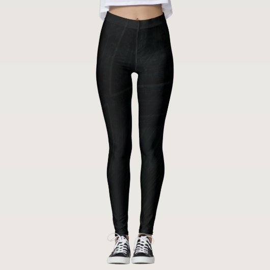 Annahme | Dunkle Abstrakte Textur Leggings (Vorderseite)