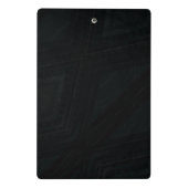 Annahme | Dunkle Abstrakte Textur Mini Klemmbrett (Rückseite)