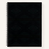 Annahme | Dunkle Abstrakte Textur Notizblock (Vorderseite)