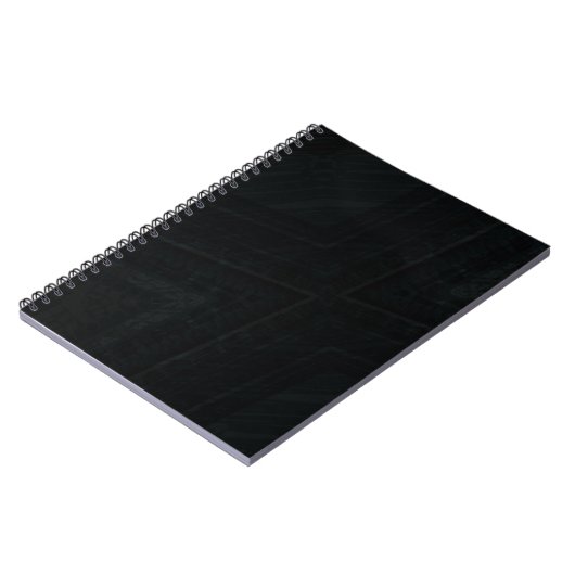 Annahme | Dunkle Abstrakte Textur Notizblock (Linke Seite)