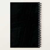 Annahme | Dunkle Abstrakte Textur Notizblock (Rückseite)