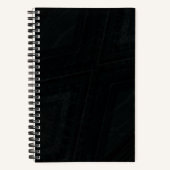 Annahme | Dunkle Abstrakte Textur Notizblock (Vorderseite)