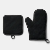 Annahme | Dunkle Abstrakte Textur Ofenhandschuh & Topflappen-Set (Vorderseite)