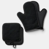 Annahme | Dunkle Abstrakte Textur Ofenhandschuh & Topflappen-Set (Vorderseite/Rückseite)