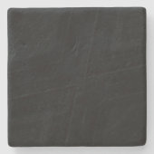 Annahme | Dunkle Abstrakte Textur Steinuntersetzer (Vorderseite)